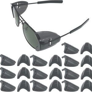 Protectores laterales para lentes, protectores laterales deslizantes, tamaño L se adapta a medianos a grandes, tamaño M para marcos de lentes Protectores laterales para lentes, protectores laterales deslizantes, tamaño L se adapta a medianos a grandes, tamaño M para marcos de lentes