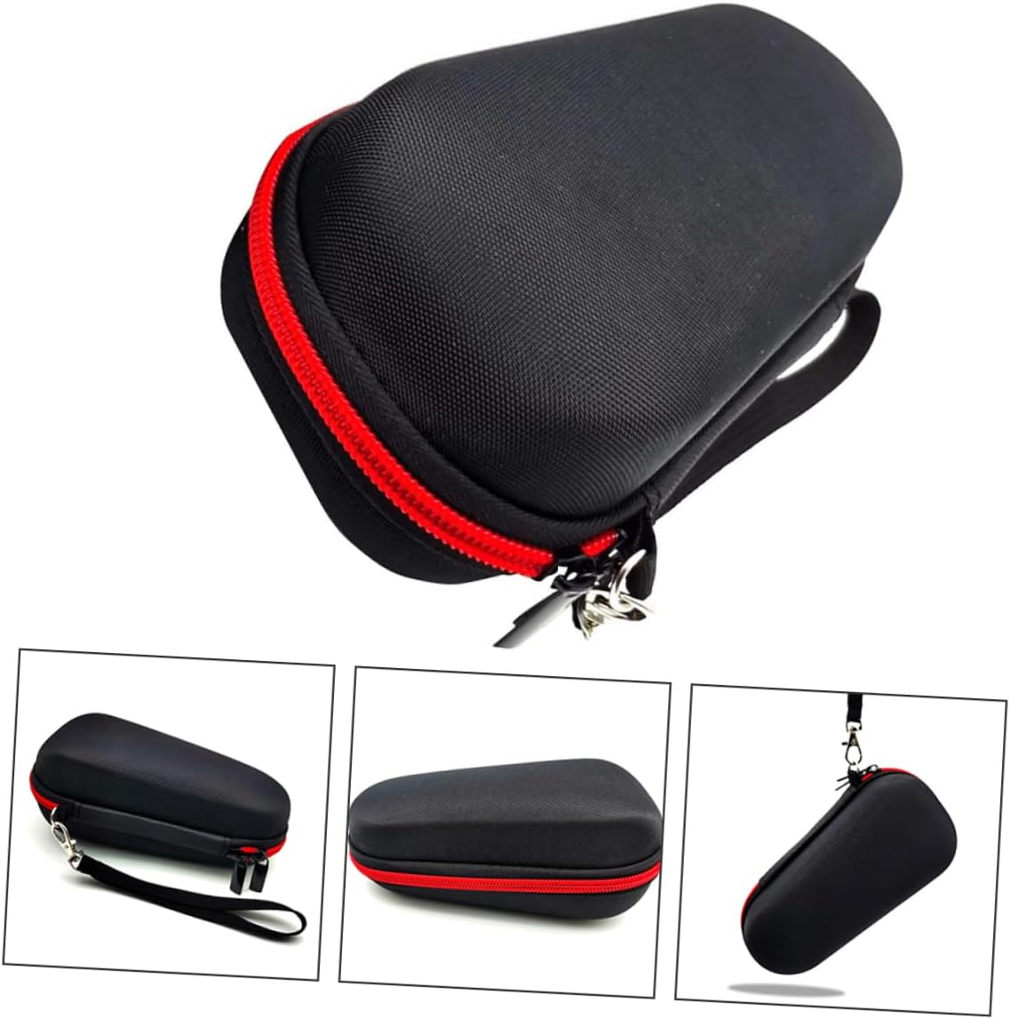 Beavorty 3 unids Bolsa de almacenamiento Estuche rígido Maleta Maquina Para Afeitar Hombre Hombre Pelo Trimmer Hard Shell Estuche de transporte