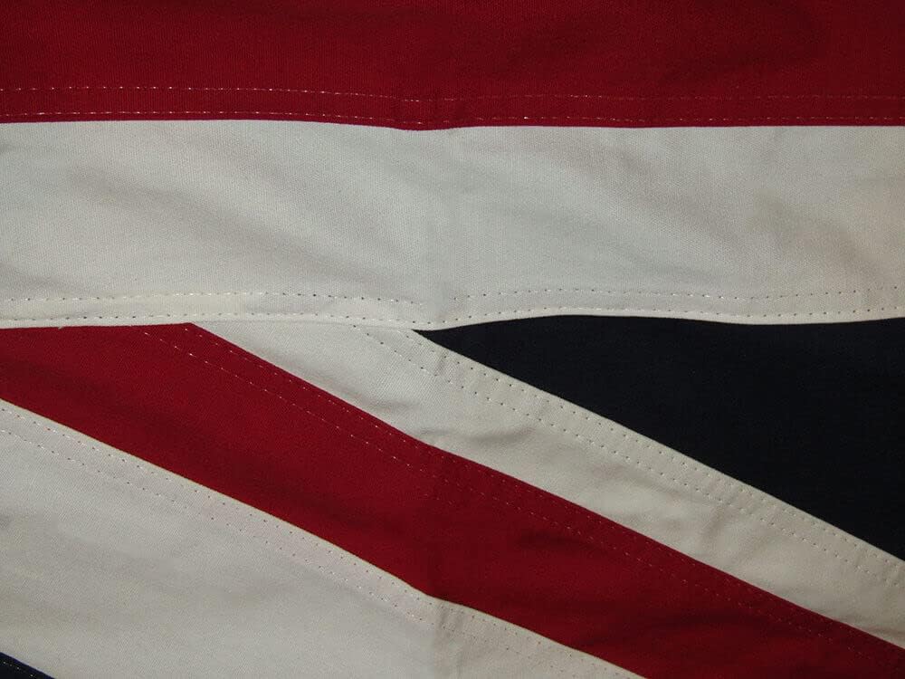 Premium 3×5 Embroidered Kingdom UK England Britain 100% Cotton Flag 3’x5′