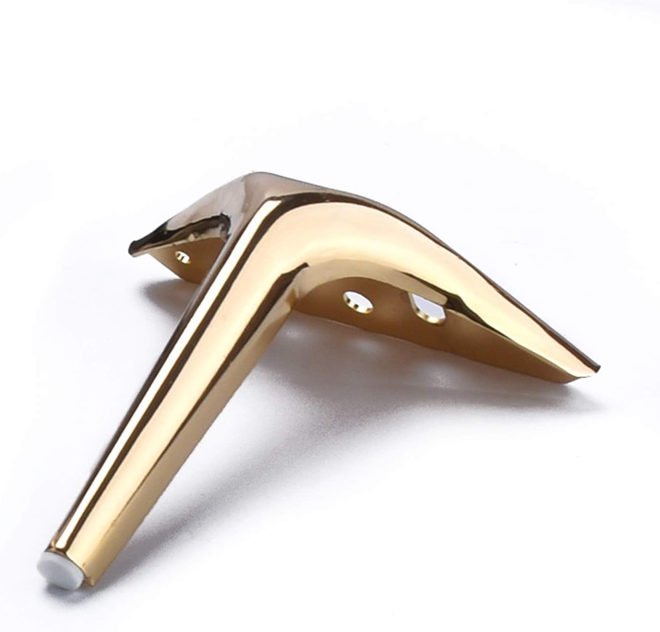Patas triangulares de metal modernas y minimalistas para muebles, patas de soporte para sofá, patas de gabinete de TV, patas de mesita de noche,