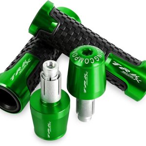 Agarraderas de motocicleta extremos de manillar de 78 pulgadas de gel de goma para Benelli TRK502X TRK 502X 2020 2021 2022 Agarraderas de motocicleta extremos de manillar de 78 pulgadas de gel de goma para Benelli TRK502X TRK 502X 2020 2021 2022