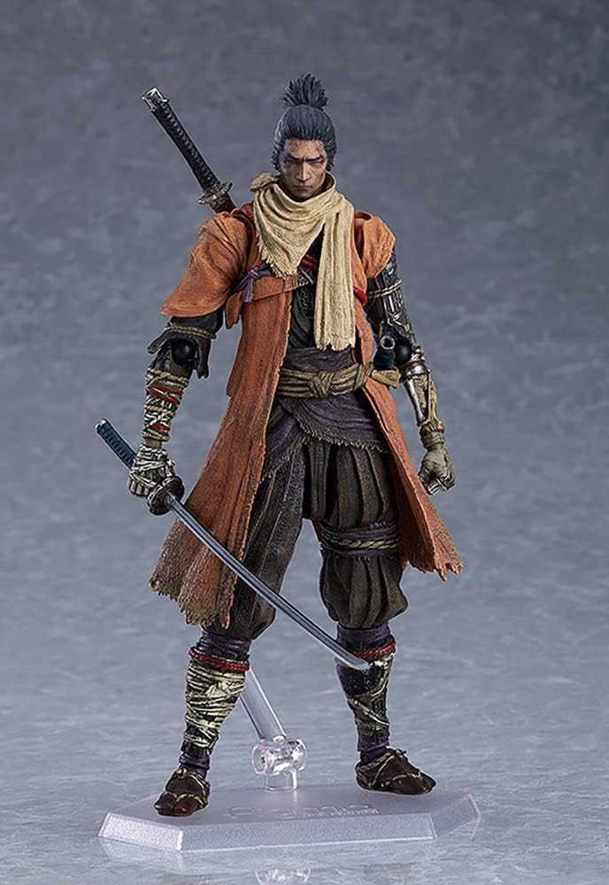 PIRFE Sekiro Shadows Die Twice Figuras de acción 5.9 pulgadas Versión Deluxe Modelo PVC Protección Ambiental Materiales Adornos Regalo