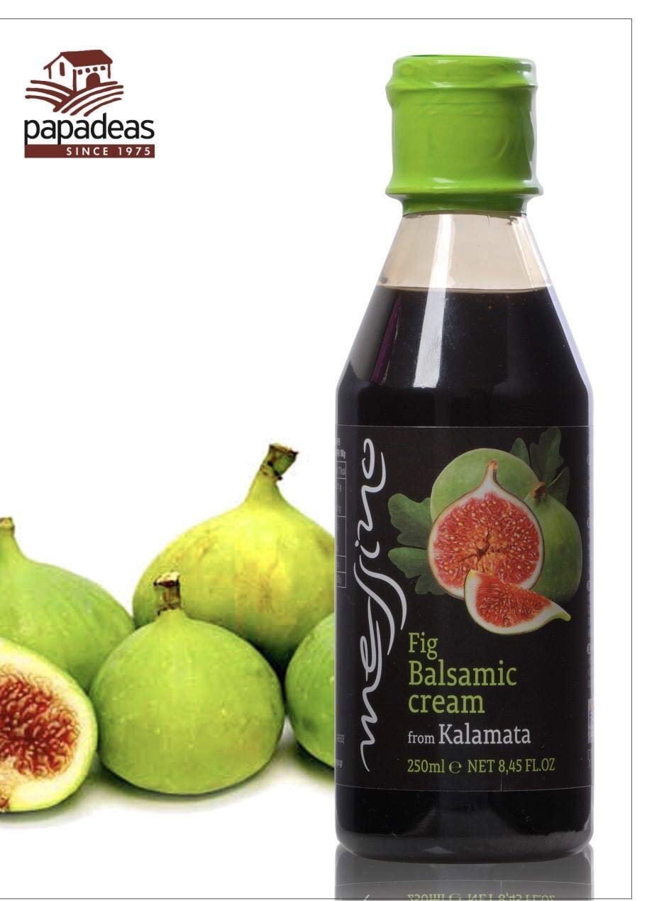 Messino Higo Vinagre Balsámico Glaseado importado de Grecia, 8.5 fl oz
