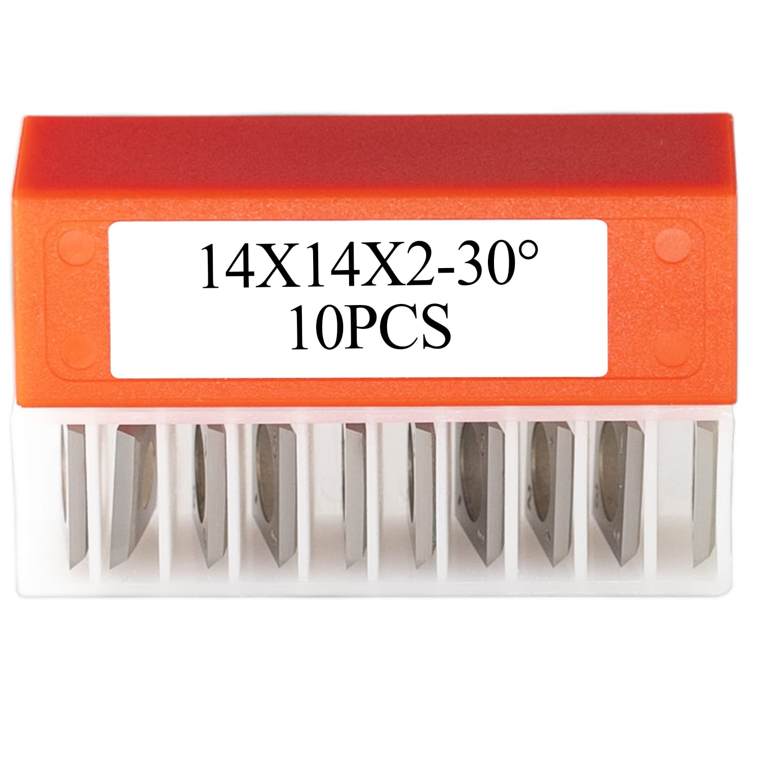 Carburo cuadrado de 0.551 in Insertos Cortadores Cuchillos Cuchillos Cuchillos 14 × 14 × 0.079 in-30  para carpintería espiralcepilladora helicoidal