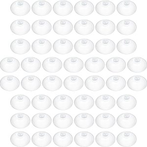 Pawfly Paquete de 50 ventosas, pequeñas ventosas de goma para el hogar, cocina, baño, organización, decoración de Navidad (2.2 pulgadas) Pawfly Paquete de 50 ventosas, pequeñas ventosas de goma para el hogar, cocina, baño, organización, decoración de Navidad (2.2 pulgadas)
