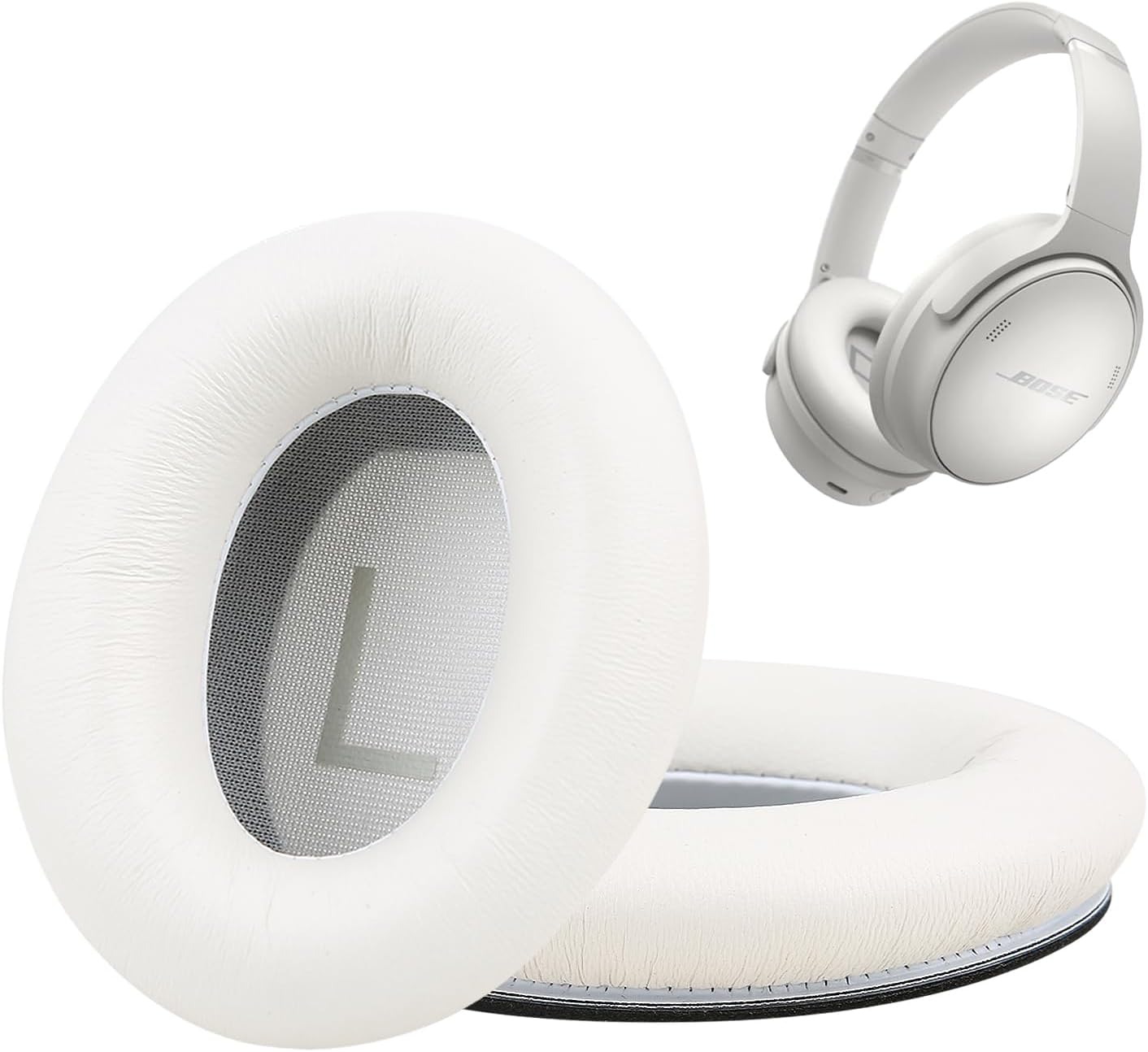 Almohadillas para los oídos Bose QuietComfort 45 QC45 QC35 ii QC35 de piel de cordero almohadillas de cuero de cordero profesionales de repuesto con