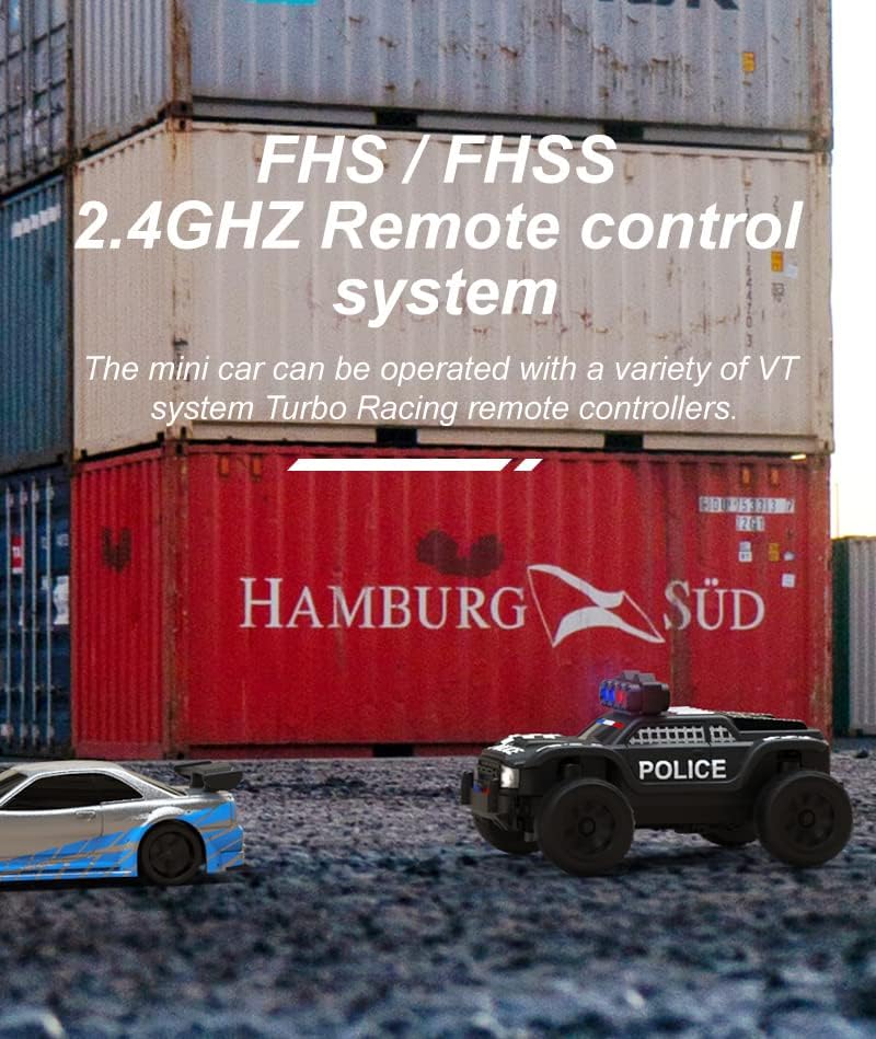 176 RC Truck Car Turbo Racing C82 RTR Kit Juguetes Off-Road Car Full Proporcional con Control Remoto RC Mini Car
