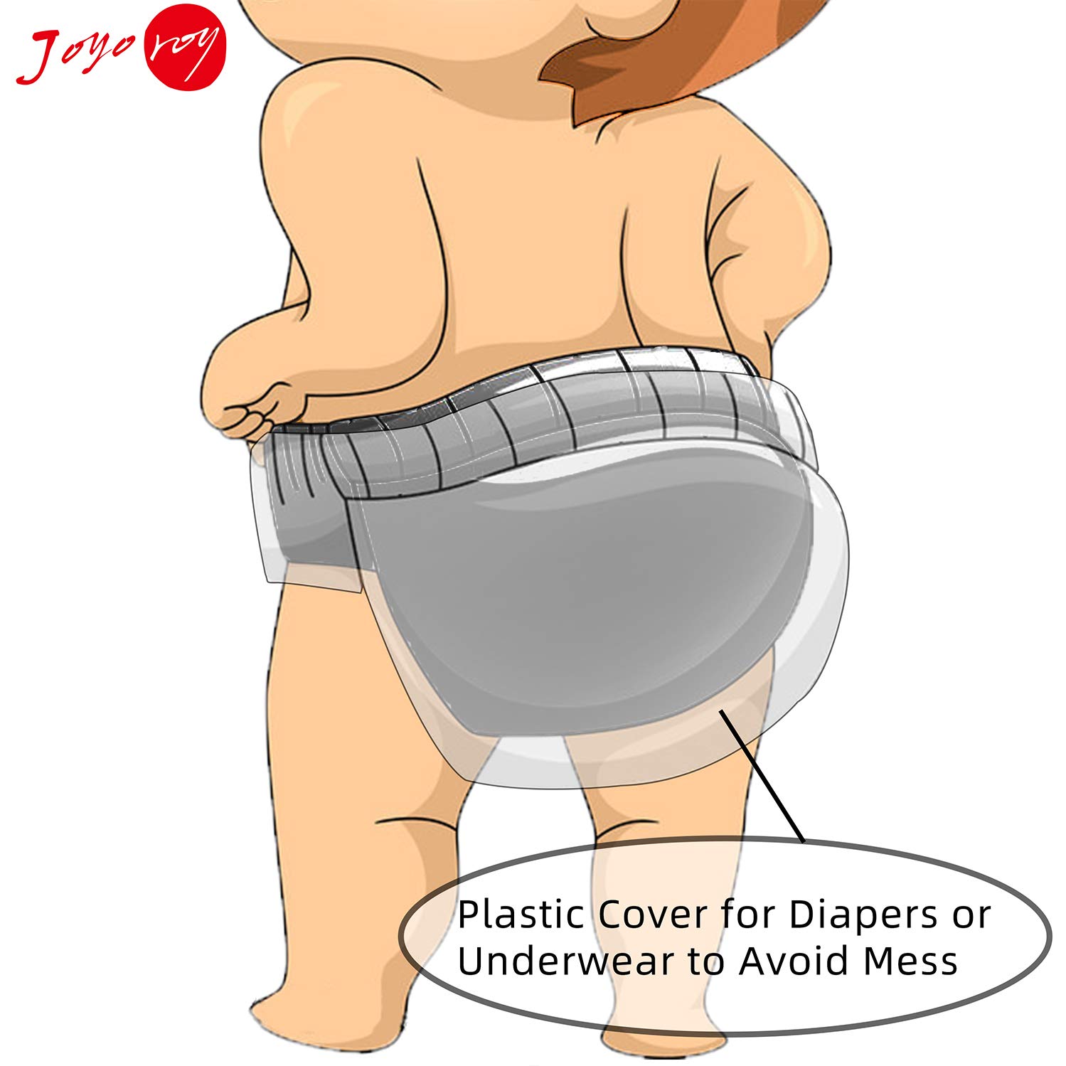 Fundas de pañales para niñas, pantalones de goma para niños, fundas de plástico para pañales para niños, pantalones de entrenamiento de plástico,