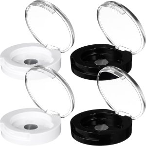 Beaupretty 4 unids sola sombra de ojos caso redondo imanes vacío maquillaje contenedor para cosméticos polvo negro blanco Beaupretty 4 unids sola sombra de ojos caso redondo imanes vacío maquillaje contenedor para cosméticos polvo negro blanco