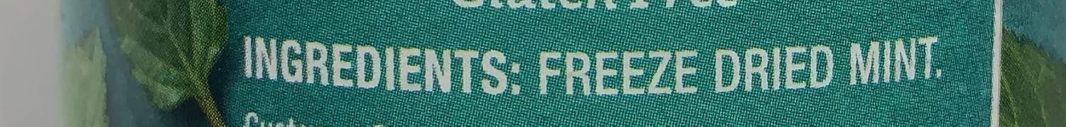Litehouse Menta liofilizada  Sustituto de menta fresca, tarro igual a 4 racimos de menta fresca, orgánico, condimento de menta, sin OMG, sin gluten,