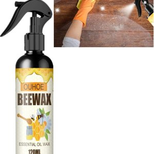 Pulidor de cera de abejas para muebles, 4.1 fl oz en aerosol natural micromolecularizada de cera de abeja, el espray original de cera de abejas para Pulidor de cera de abejas para muebles, 4.1 fl oz en aerosol natural micromolecularizada de cera de abeja, el espray original de cera de abejas para