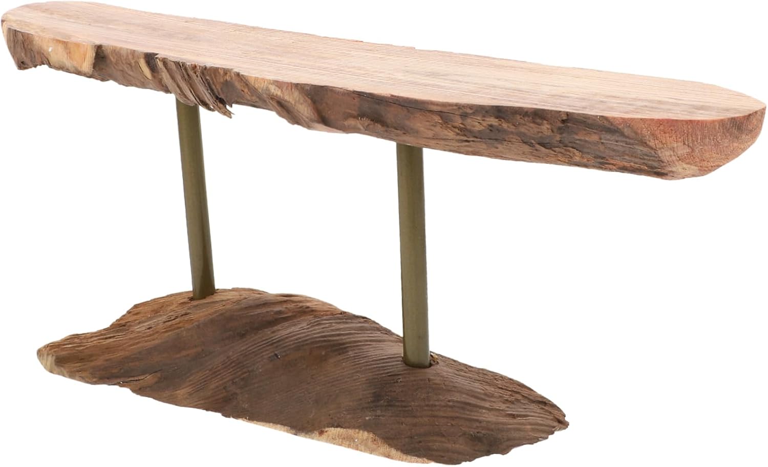 VOSAREA Woodsy Decor base de madera pie figura soporte de exhibición comedor mesa decoración adornos decorativo jarrón base china pastel rústico