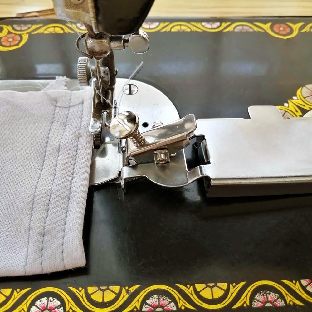Buddy Sew – Guía de costura magnética, guía de costura magnética para máquina de coser, dobladillo de pie prensatelas, regla de costura para todas