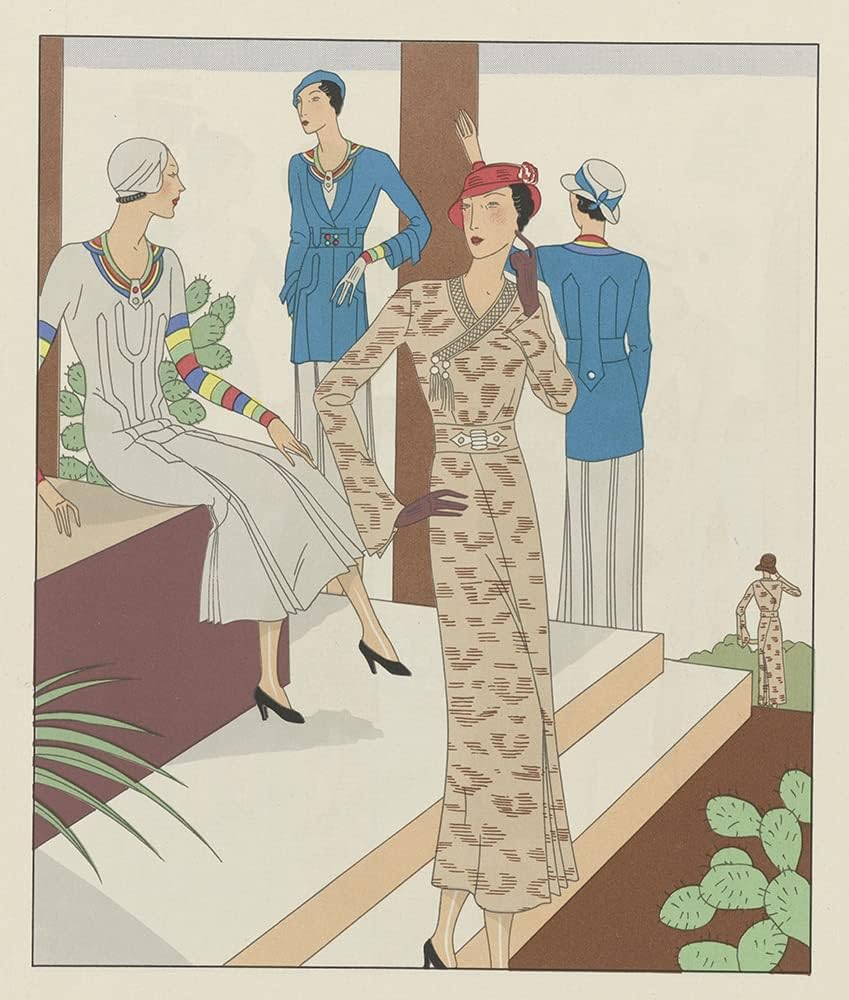 ArtDirect Art – Taste – Beauty, Female Elegance Sheets, June 1932, No. 142, 12th Year, P. 17 (1932) 8×9 UnFramed Museum Art Print Poster Ready for
