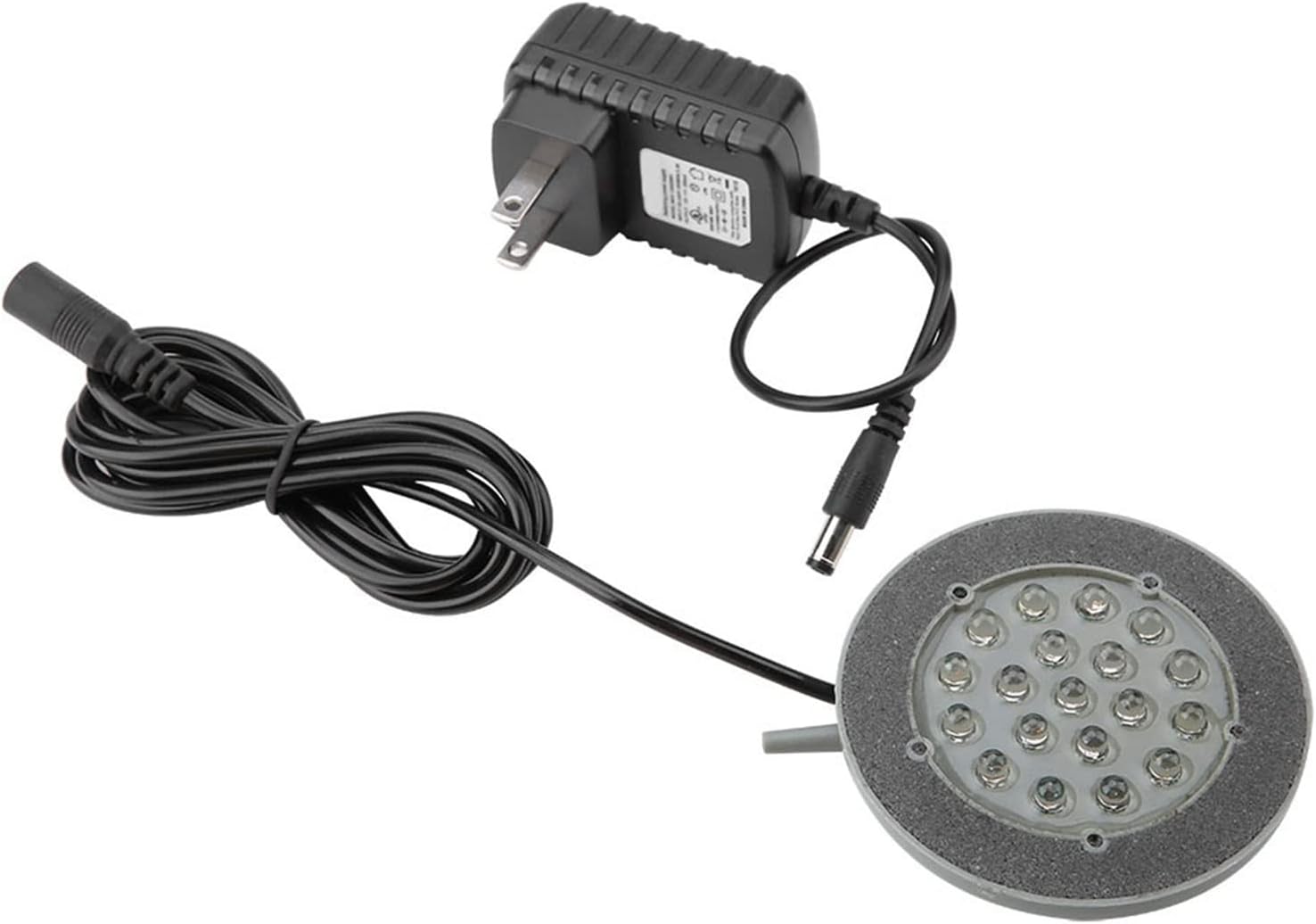 Fydun LED Acuario Aire, Control de Luz Cambiante Lámpara de Pescado Tanque de Peces Bubbler Bubble Stone Tank Decoración US Plug 100 240V