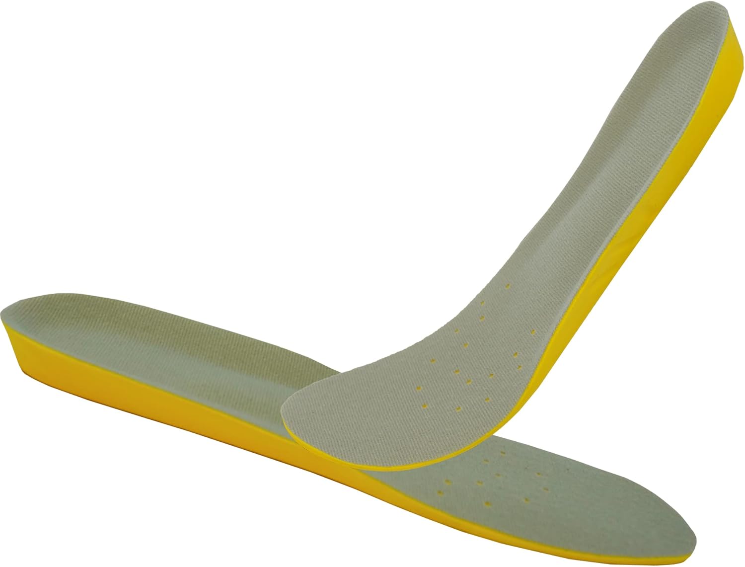 Happystep Plantillas ortopédicas de espuma viscoelástica de poliuretano para fascitis plantar, plantillas cómodas, soporte de arco acolchado,
