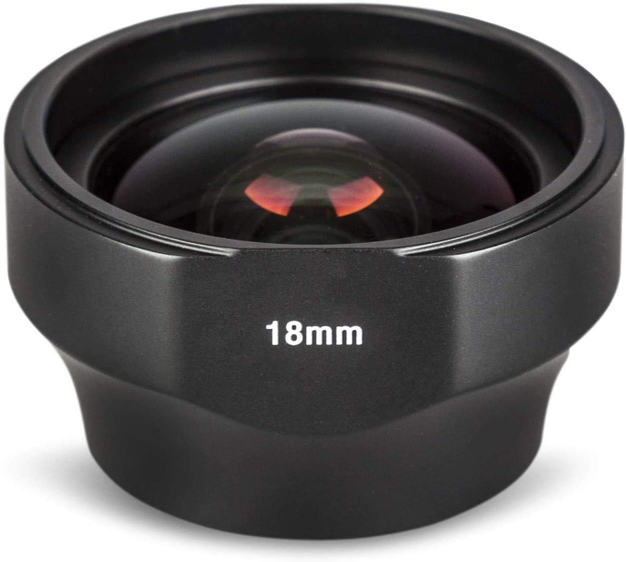 Sirui SU18WAK+MSC-06 SIRUI – Lente auxiliar para cámara de teléfono móvil de 0.715 pulgadas, versión mejorada, color negro, con adaptador de clip