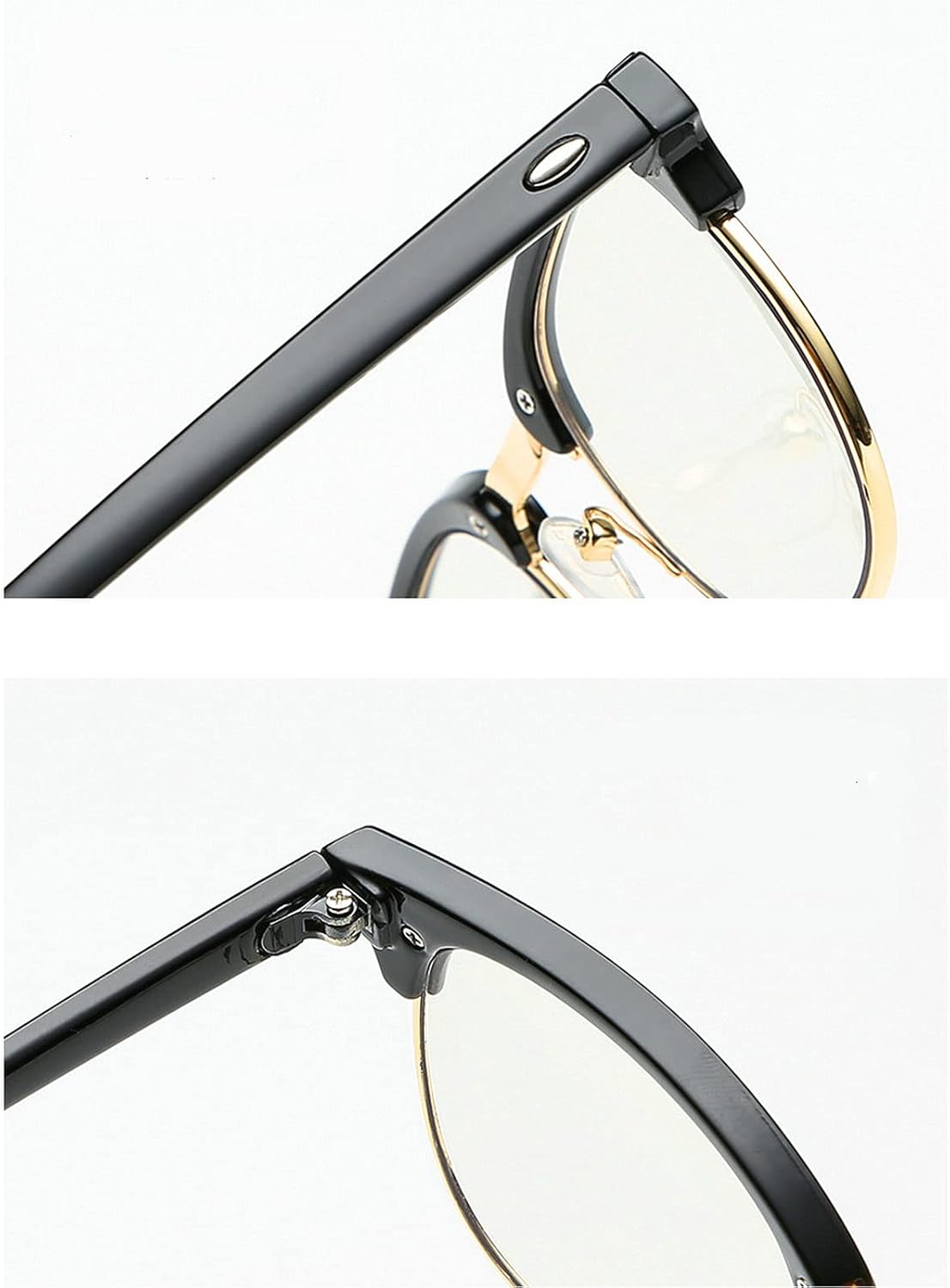 minclTransition Fotocromático Gafas de lectura para hombres mujeres claro gafas de sol lectores UV400 retro remache cuadrado Gafas marco
