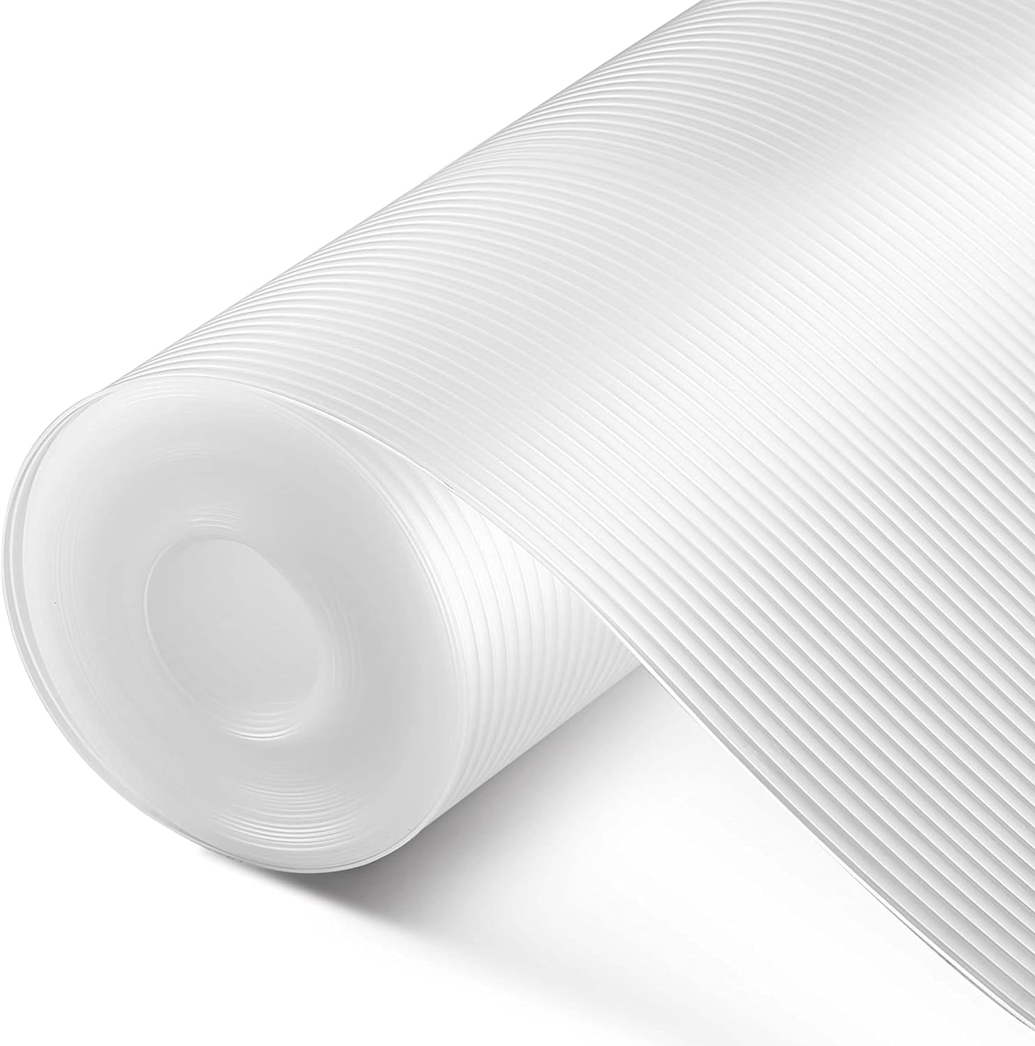 Revestimiento para estantes para gabinetes de cocina a prueba de aceite, forro de cajón no adhesivo, forro de refrigerador transparente, 17.7 x 20
