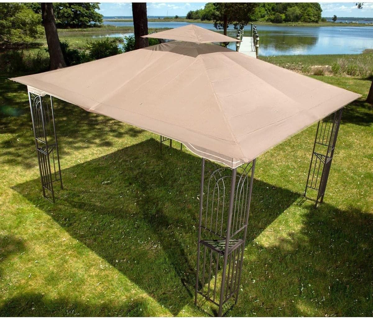 Toldo de repuesto para glorieta Regency II de 10 x 12 pulgadas actualiza fácilmente tu glorieta
