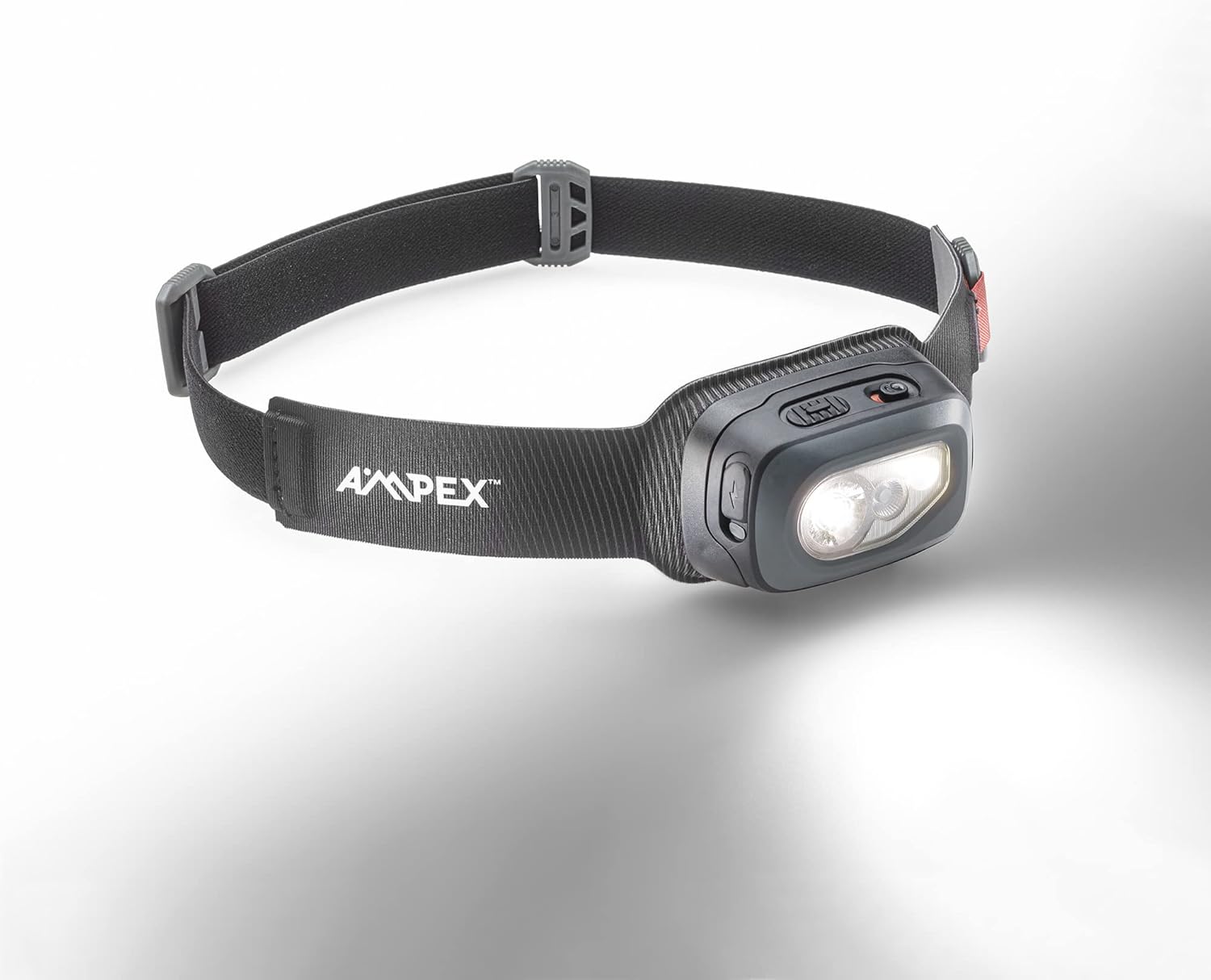 AMPEX Lámpara de cabeza, cómoda, impermeable, recargable con LED brillante, larga duración y modo rojo. Lámparas LED ideales recargables para uso en