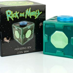 Caja Meeseeks de Rick and Morty, 412″, alcancía de cerámica para colección. Caja Meeseeks de Rick and Morty, 412″, alcancía de cerámica para colección.