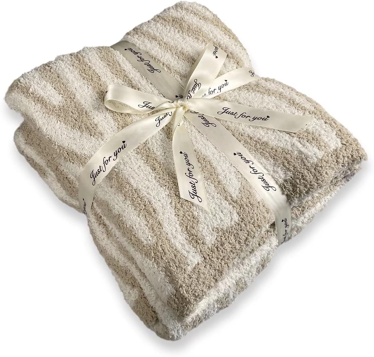 Manta de forro polar de lujo de punto ultra suave, diseño de cebra, sensación de aire, acogedora y cálida para cama, sofá o sillón en todas las