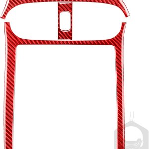 Calcomanía de fibra de carbono compatible con Chevrolet Corvette C6 2005-2013 (rojo, panel de instrumentos de tablero 19) Calcomanía de fibra de carbono compatible con Chevrolet Corvette C6 2005-2013 (rojo, panel de instrumentos de tablero 19)