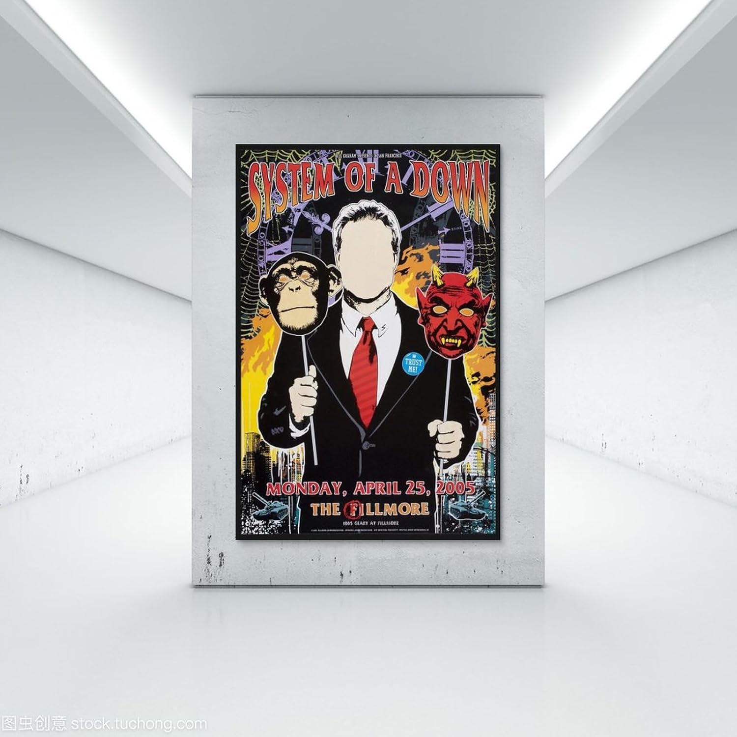 Huici System of A Down – Póster de concierto para habitación, póster estético, pintura decorativa, lienzo, arte de pared, póster de sala de estar,