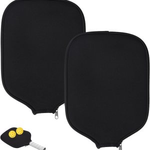 2 fundas universales de neopreno de 8.6 x 12.2 pulgadas, bolsa de almacenamiento para raqueta de pickleball para la mayoría de las paletas estándar 2 fundas universales de neopreno de 8.6 x 12.2 pulgadas, bolsa de almacenamiento para raqueta de pickleball para la mayoría de las paletas estándar