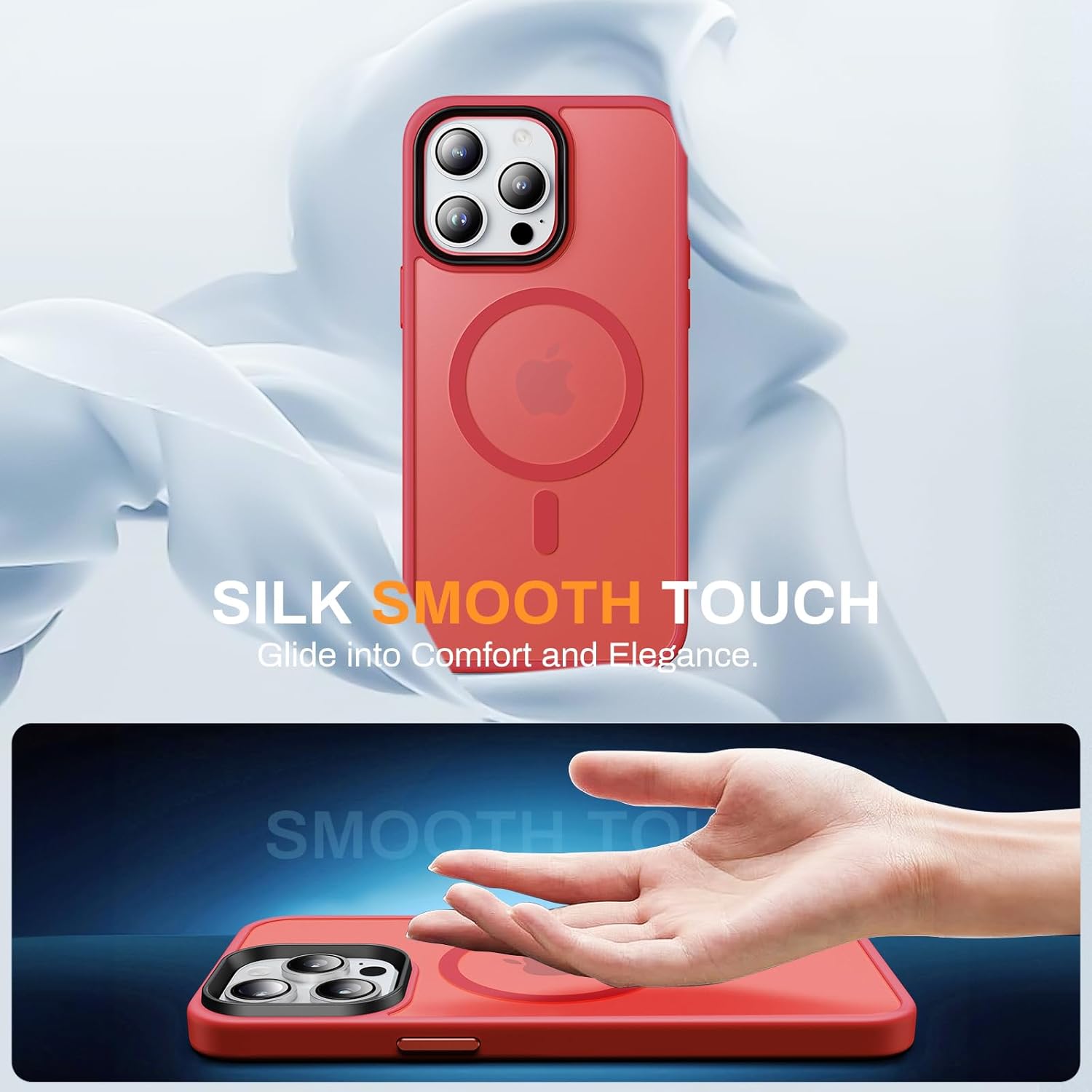 degeca Funda para iPhone 14 Pro Max, protección contra caídas de grado militar, compatible con MagSafe, fuerte magnético a prueba de golpes,