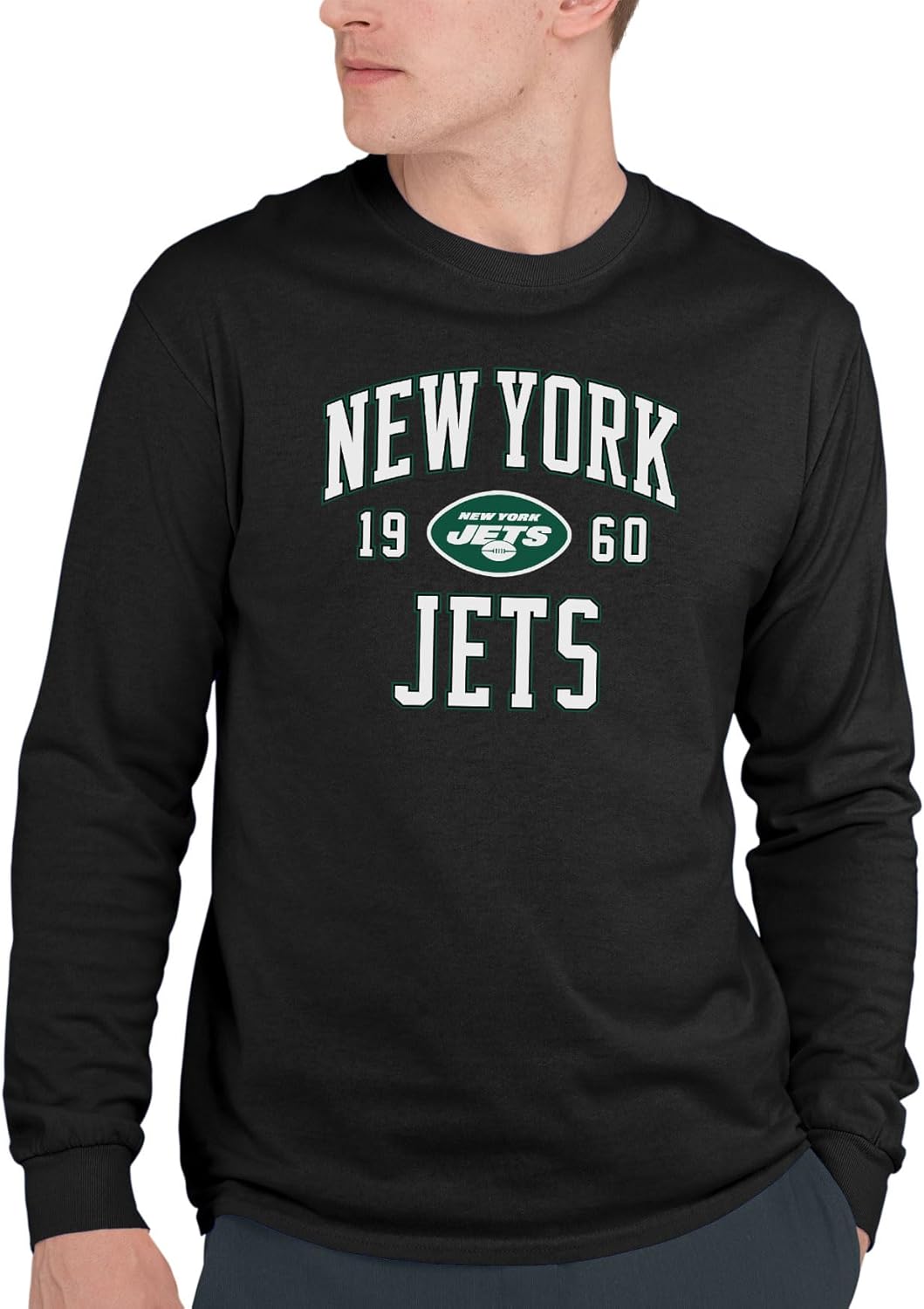 NFL – Established – Camiseta de manga larga para adultos con licencia oficial para hombres y mujeres