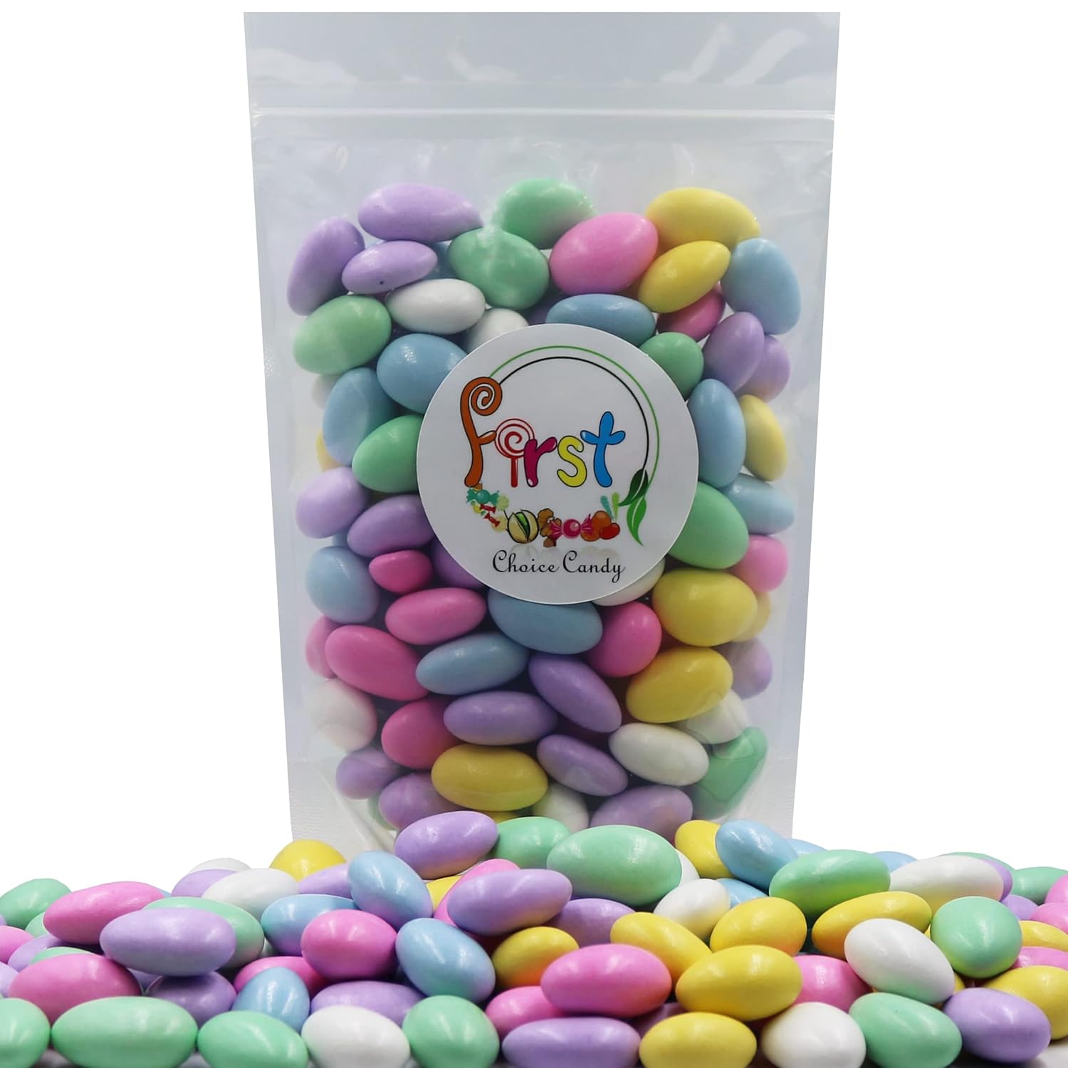 FirstChoiceCandy Almendras Jordan (5 libras, colores pastel surtidos)