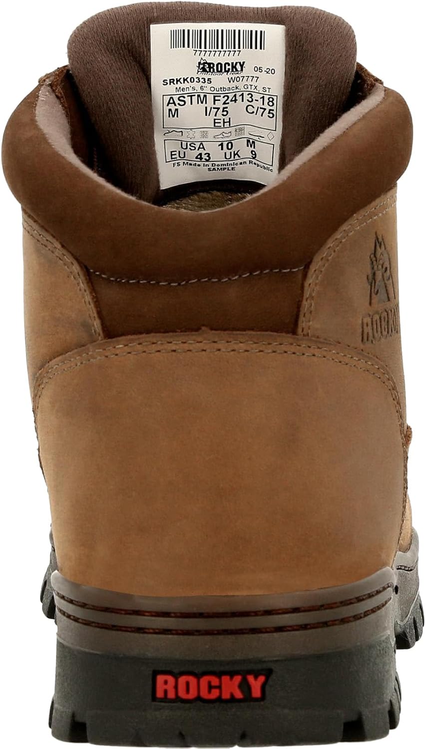Rocky Men’s Outback Gore-tex Waterproof Steel Toe Work Boot Industrial