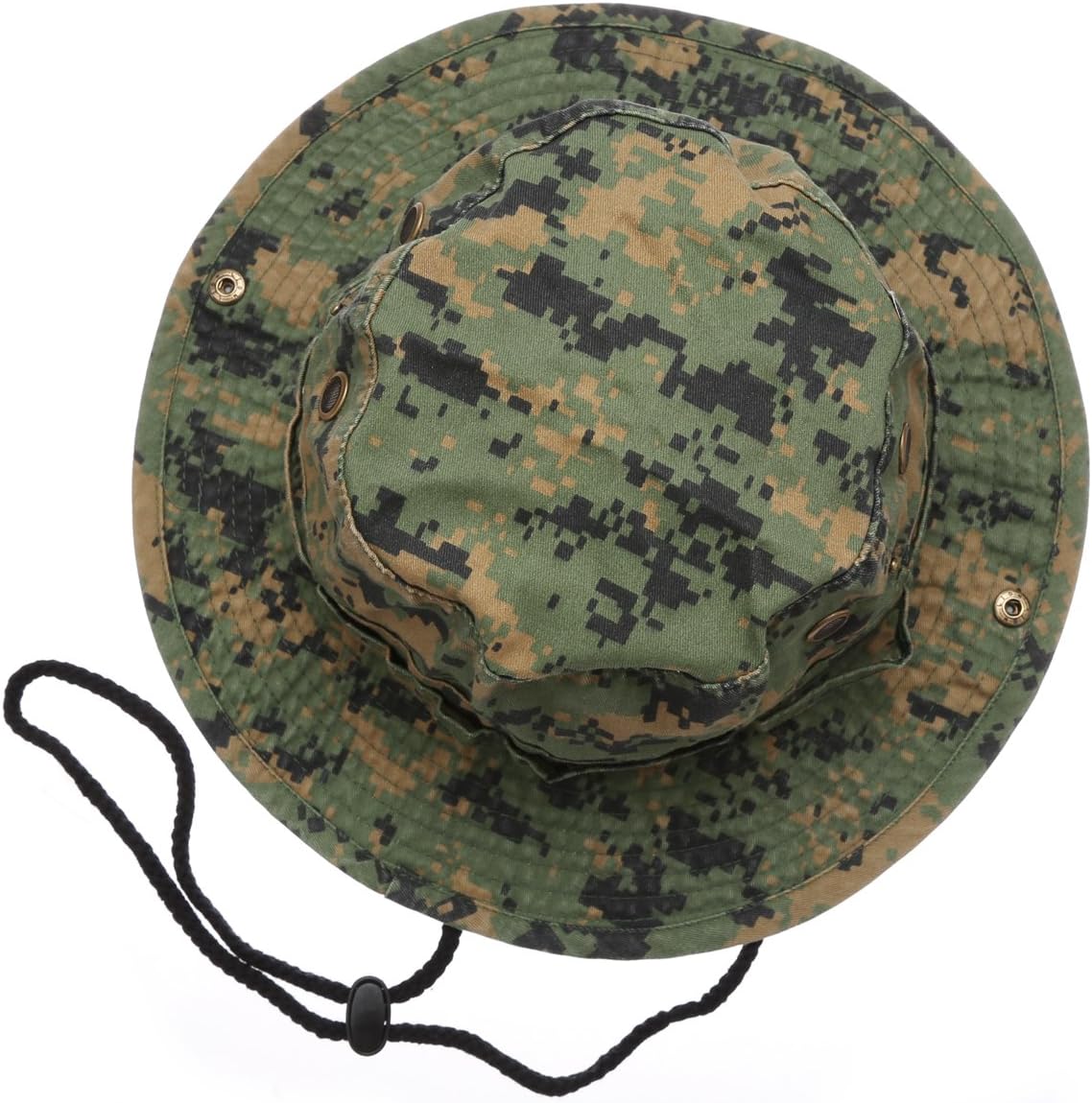 Sombrero de cubeta para verano, para exteriores, para pescar, de safari, de caza, con correa ajustable
