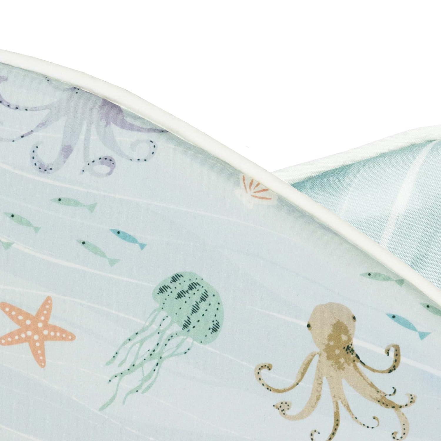 Boppy Funda de almohada de lactancia, tela de secado rápido de alta calidad, océano azul, se adapta a la almohada original Support Boppy para