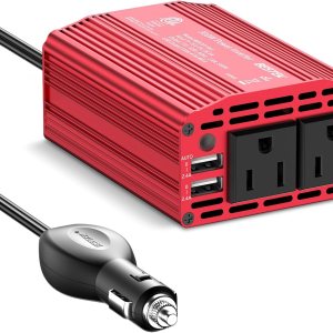 BESTEK Inversor de corriente de 300 W, convertidor de corriente CC de 12 V a 110 V CA, para máquina CPAP, nebulizador de asma, bomba de leche, carga BESTEK Inversor de corriente de 300 W, convertidor de corriente CC de 12 V a 110 V CA, para máquina CPAP, nebulizador de asma, bomba de leche, carga