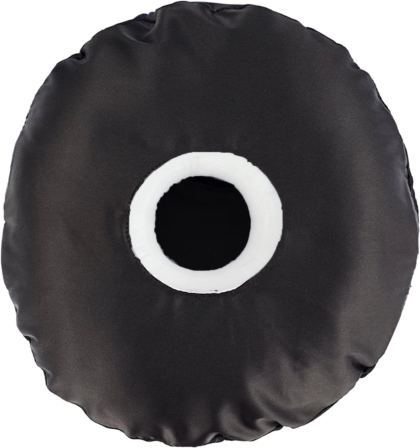 Almohada de perforación desmontable con funda de almohada de seda, almohada de oreja fácil de limpiar con agujero para personas que duermen de lado,