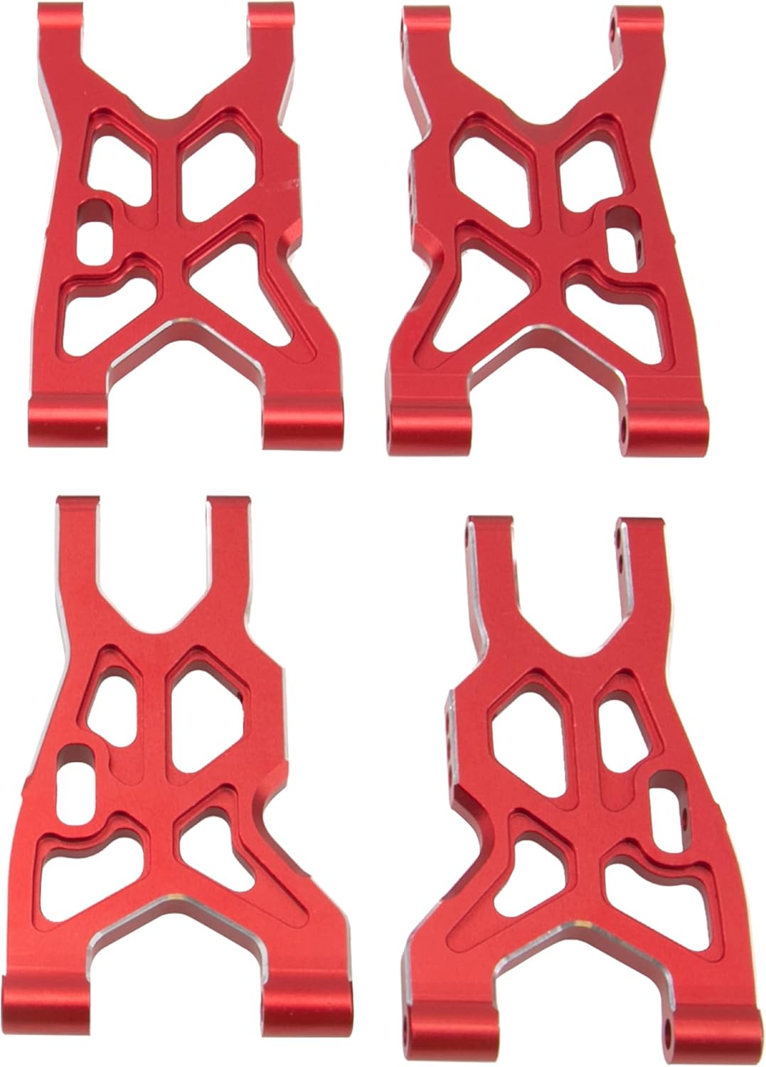 Juego de brazos de suspensión delanteros y traseros de metal que actualiza las piezas compatibles con Arrma 18 Infraction 4X4 MEGAVendetta 4X4 3S