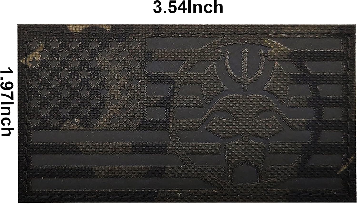 Parche táctico Multicam-Black, Seal Team DEVGRU Trident – Parches reflectantes con cabeza de gato, bandera estadounidense, señal de llamada, Dont