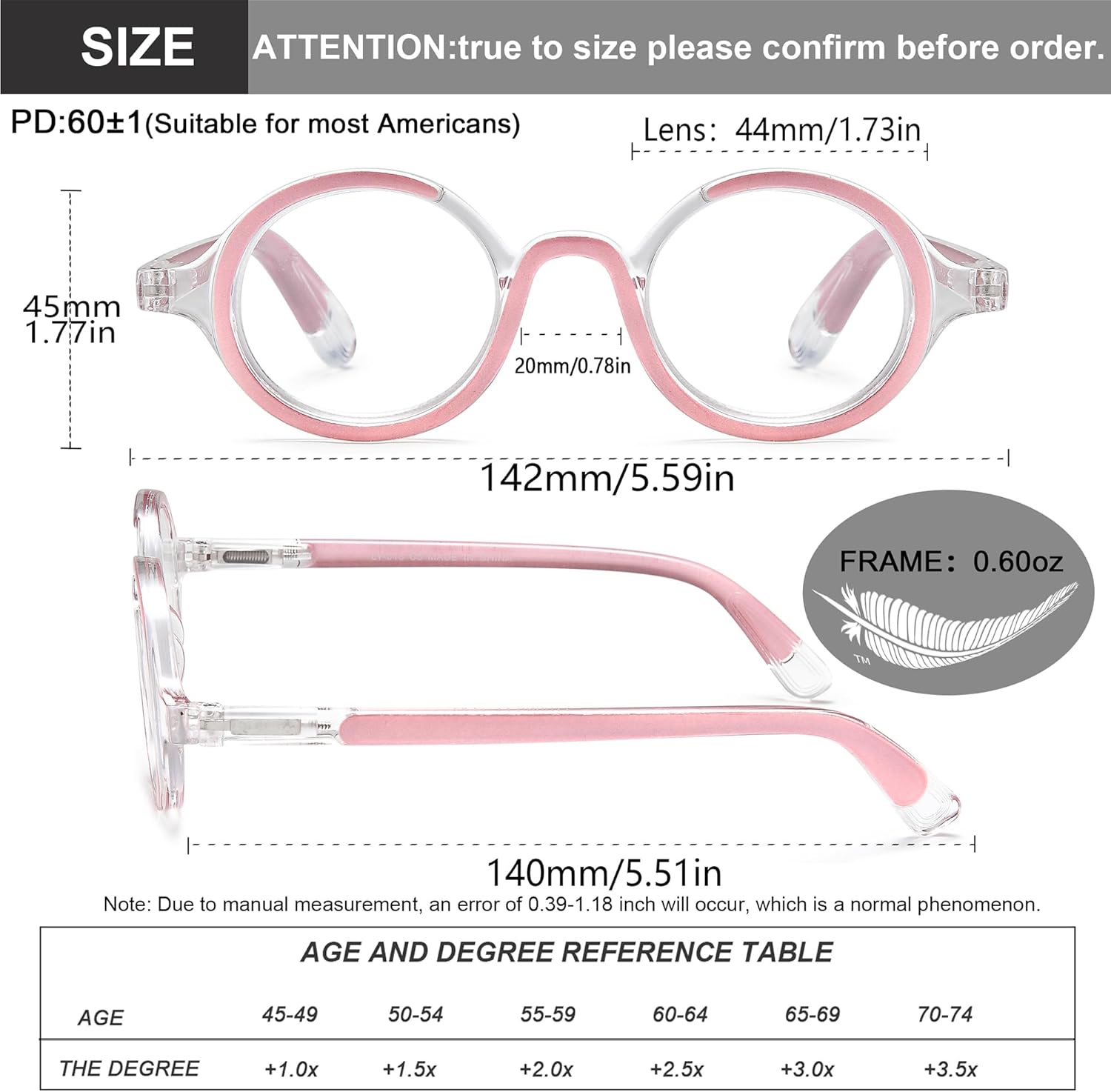 Gafas de lectura para mujeres y hombres, anteojos de lectura redondos con bloqueo de luz azul, paquete de 2 lentes retro para computadora con