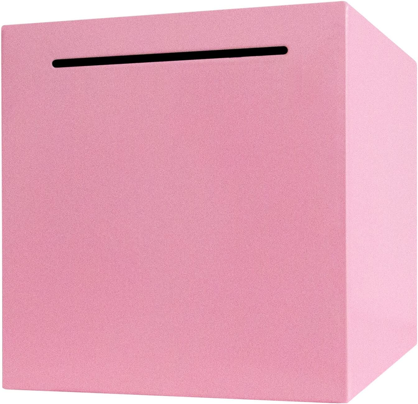 Alcancía irrompible para adultos, hucha irrompible hecha de acero inoxidable para adultos, alcancía para dinero en efectivo (4.72 pulgadas, rosa)
