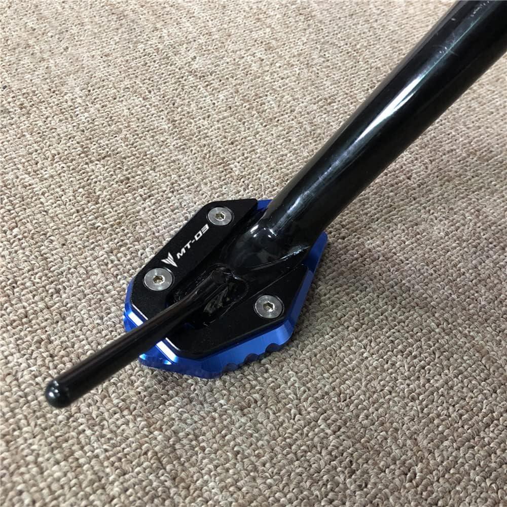 Accesorios de motocicleta con soporte lateral para Yamaha MT03 MT 03 2016 2017 2018 2019 2020 placa de extensión de soporte