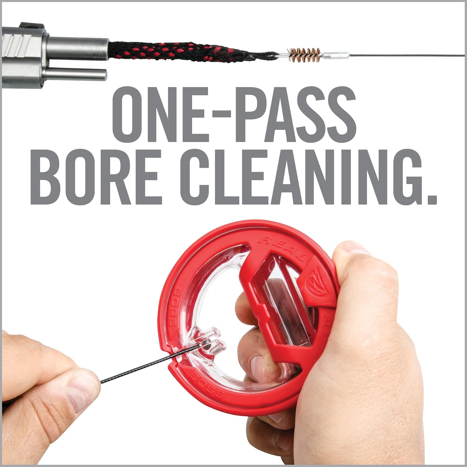 Real Avid Bore Boss Clean Storing, tirar, sistema de limpieza de orificios