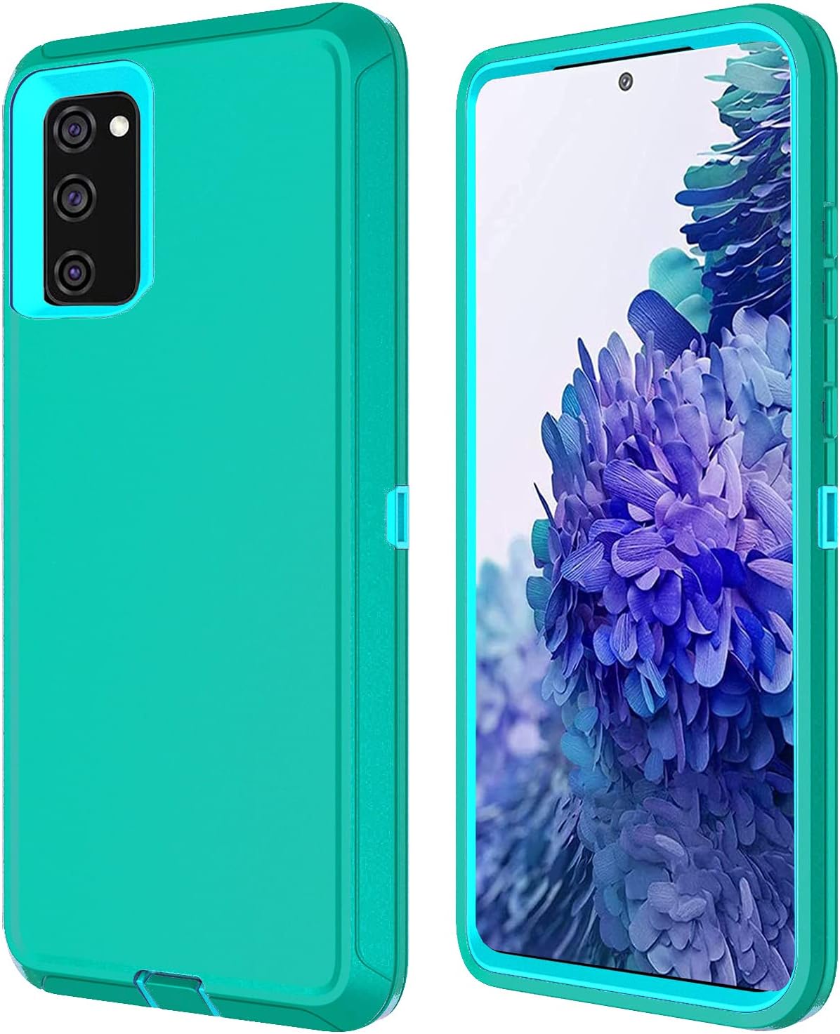 Annymall Funda para Galaxy S20 FE 5G para Samsung S20 FE 5G Funda resistente con protector de pantalla para mujeres y hombres, funda resistente a