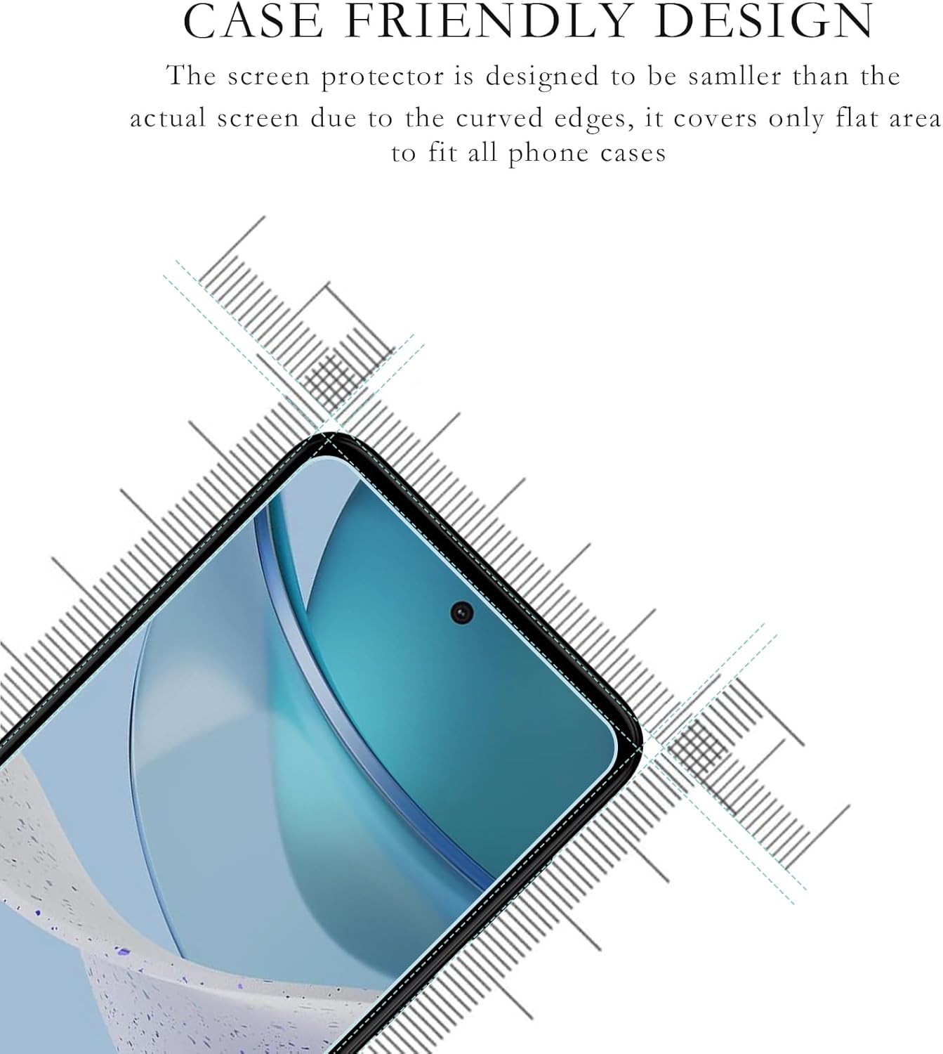 WJMAN Paquete de 3 protectores de pantalla para Moto G 5G 2023 no compatible con la versión 20212022 Película protectora de vidrio templado, dureza