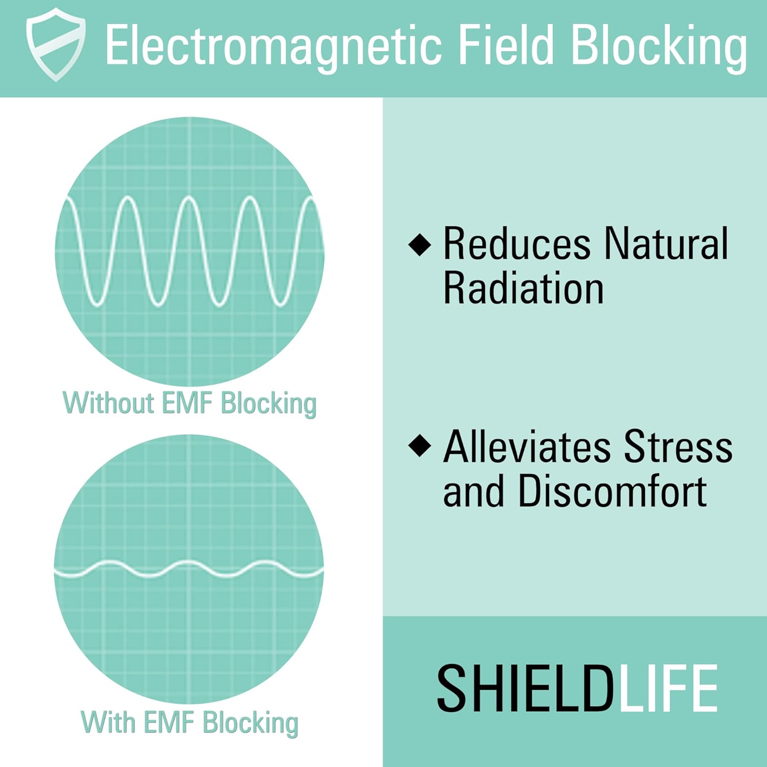 EMFreedom – Almohadilla térmica compacta de microfibra con apagado automático fabricada en Corea Alfombrilla térmica eléctrica portátil grande con