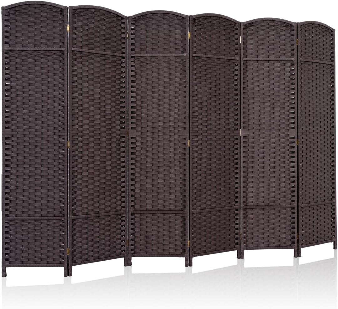 Divisor de habitación, pantallas de privacidad plegables con doble bisagra, separadores de habitación y pantallas de privacidad plegables, divisor