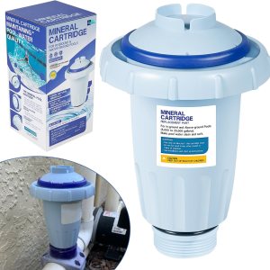 Kit de piezas de repuesto de cartucho mineral individual apto para desinfectantes de piscinas Nature2 Express, para piscinas sobre el suelo o en el Kit de piezas de repuesto de cartucho mineral individual apto para desinfectantes de piscinas Nature2 Express, para piscinas sobre el suelo o en el