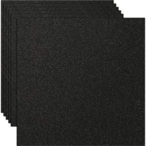Rramorrra – Papel de cartulina negra con purpurina de 12 x 12 pulgadas, 15 hojas de 12.35 ozm130 libras, papel de construcción negro brillante de Rramorrra – Papel de cartulina negra con purpurina de 12 x 12 pulgadas, 15 hojas de 12.35 ozm130 libras, papel de construcción negro brillante de